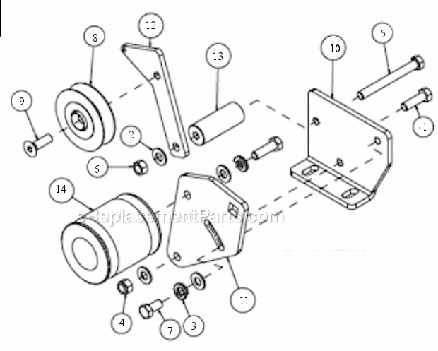 Page F Diagram and Parts List for MK-4018KB  MK Diamond Concrete Saw